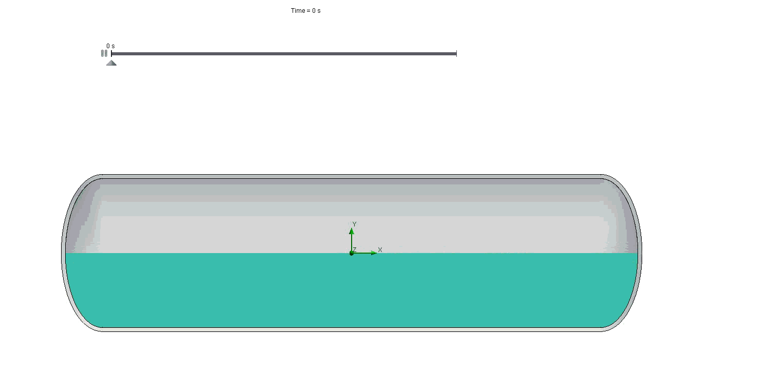 Animation of Tank Sloshing CFD results
